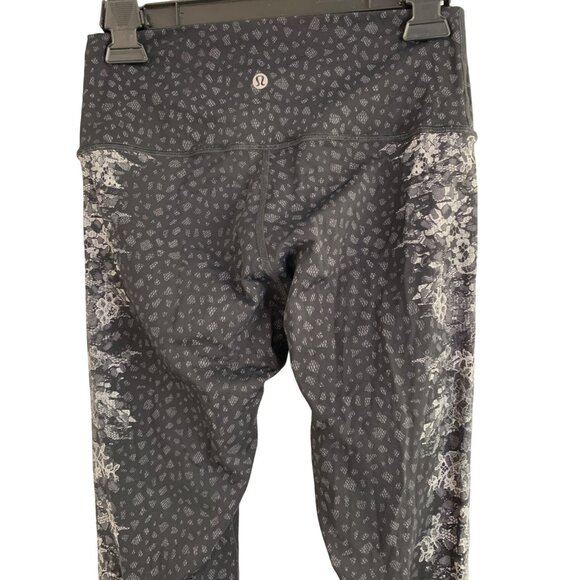 Lululemon Womens Black Wunder Under HR Full-Length Leggings Size 8 Nulu 7606 - Picture 6 of 11